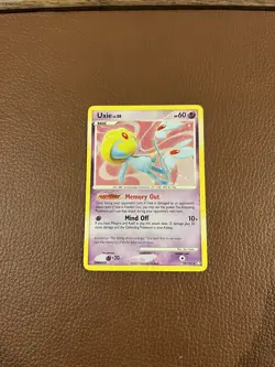 Pokemon TCG Trading Card Uxie Lv.50 18/123 - Mysterious Treasures - Holo Rare - Image 1