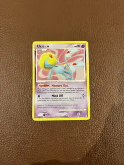 Pokemon TCG Trading Card Uxie Lv.50 18/123 - Mysterious Treasures - Holo Rare - Image 3