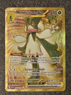 Pokemon TCG Meowscarada EX S&V Paldea Evolved Hyper Rare Card 271/193 - Image 1