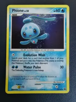 Pokemon Card Phione 12/100 D&P Majestic Dawn Holo Rare - Image 1