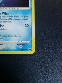 Pokemon Card Phione 12/100 D&P Majestic Dawn Holo Rare - Image 5