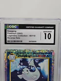Dewgong 40/110 Legendary Collection Reverse Holo Pokemon CGC 10 Gem Mint Low pop - Image 2