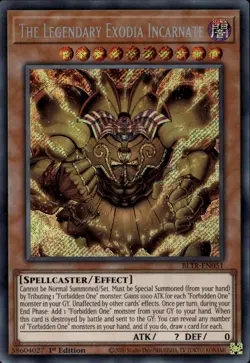 The Legendary Exodia Incarnate 1st Ed Secret Rare BLTR-EN051 Yu-Gi-Oh! - Image 1