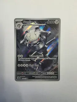 Pokemon TCG Steelix 150/132 ME01: Mega Evolution Illustration Rare Holofoil NM - Image 1