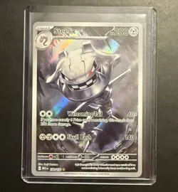 Steelix 150/132 Mega Evolution ME01 Illustration Rare IR Full Art Pokemon TCG NM - Image 1