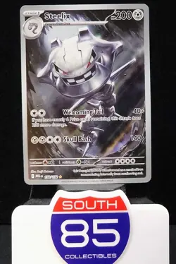 Pokemon TCG - Steelix Illustration Rare 150/132 Me01: Mega Evolution Holo NM - Image 1