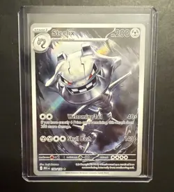 Steelix 150/132 Mega Evolution ME01 Illustration Rare IR Full Art Pokemon TCG NM - Image 1