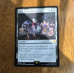 Magic: The Gathering Rise of the Dark Realms FFVI Black Mythic Sorcery 0283 Card - Image 1