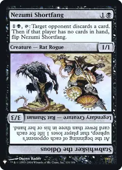[1x] Nezumi Shortfang - Foil (CHK) Near Mint, English Mystery Booster MTG Magic - Image 1