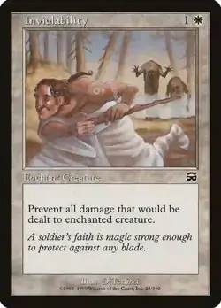 Inviolability Mercadian Masques Light Play MTG Magic DNA GAMES - Image 1