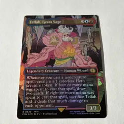 Magic the Gathering: Tellah, Great Sage (Borderless) Final Fantasy Foil NM - Image 1