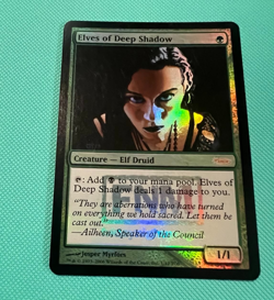 Foil - Elves of Deep Shadow - FNM - Promo - 2006 - MTG - Magic the Gathering - Image 1