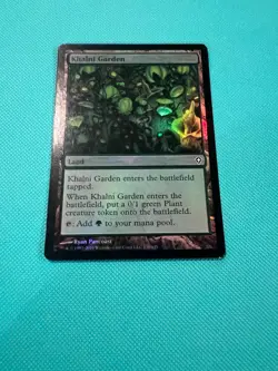 Foil - Khalni Garden - Worldwake - MTG - Magic the Gathering - FOil - Image 1
