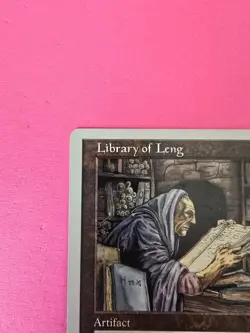 MTG - Library of Leng - Artifact - 5th ed - Colorless - magic the gathering - Image 2