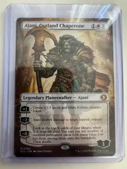 Ajani, Outland Chaperone NM #284 Borderless MTG Lorwyn Eclipsed - Image 1