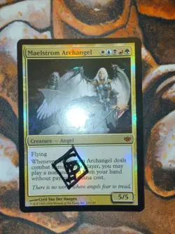 FOIL Maelstrom Archangel Signed Autographed MTG Magic the Gathering 1st Edition - Image 1