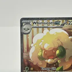 Whimsicott ex 165/086 White Flare Special Illustration Rare Pokemon TCG NM - Image 2