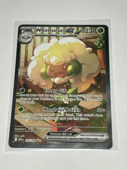 Pokemon TCG Whimsicott EX 165/086 White Flare Special Illustration Rare NM - Image 1