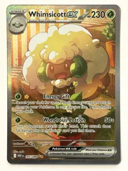Whimsicott ex - 165/086 - Pokemon SV: White Flare Special Illustration Rare NM - Image 1
