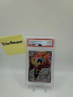2023 POKEMON PAL EN ARCTIBAX ILLUSTRATION RARE # 209 GEM MT 10 - Image 1