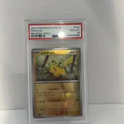 2023 Pokemon Pikachu TCG Reverse Holo Pokeball 151 Japanese 25/165 PSA 10 - Image 3