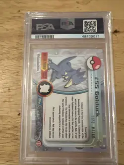 1999 Pokemon Topps TV Golduck Graded PSA 7 - Image 3