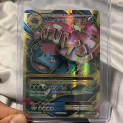 Pokemon TCG XY Evolutions 2016 Mega Venusaur EX 100/108 Full Art Holo Ultra Rare - Image 1