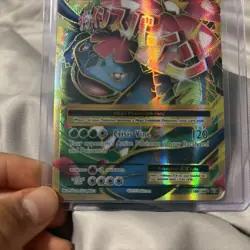 Pokemon TCG XY Evolutions 2016 Mega Venusaur EX 100/108 Full Art Holo Ultra Rare - Image 3