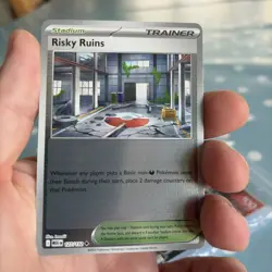Risky Ruins 127/132 Uncommon Reverse Holo - Pokemon TCG Mega Evolution - NM - Image 1