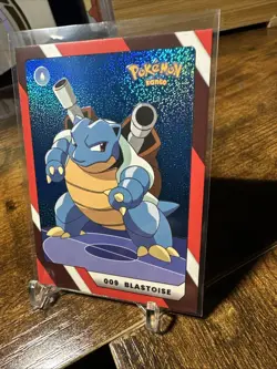 2025 Pokemon Full House Kanto #009 Blastoise Blue Glitter Holo - Image 2