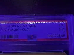 Venusaur 15/102 - Base Set Unlimited - Pokemon - PSA 7 NEAR MINT - Image 3