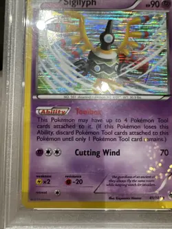 PSA 9 Mint Sigilyph Holo 2013 Pokemon B & W Plasma Blast #41 - Image 4