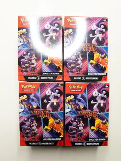 Pokemon Destined Rivals Lot - 1 Booster Bundle, 1 3-Pack Blister, Mewtwo ex Box - Image 4