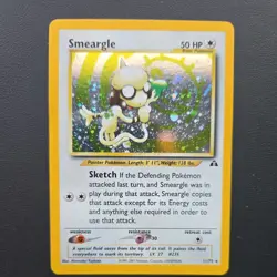 Pokemon TCG Smeargle 11/75 Neo Discovery Unlimited Holo Rare LP - Image 1