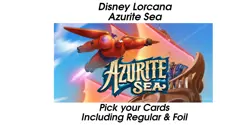 Disney Lorcana Azurite Sea PICK YOUR CARD with Regular Legendary, Rare, Foils - Image 1