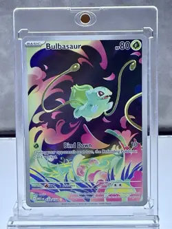 Pokemon TCG Bulbasaur IR 133/132 Mega Evolutions (Non-Stamped) - Image 1