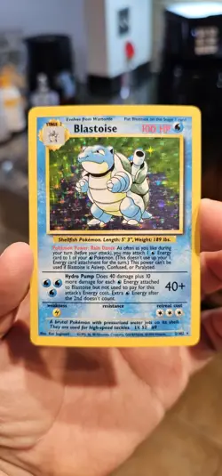 Pokemon TCG Blastoise Base Set 2/102 Holo Unlimited Holo Rare - Image 1