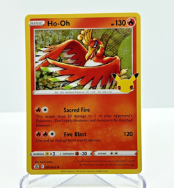 Pokemon TCG Ho-Oh Celebrations 1/25 Holo NEAR MINT - Image 1