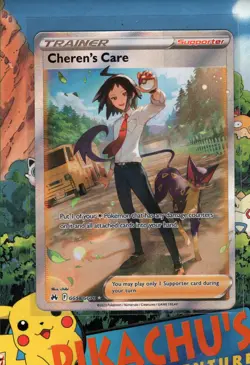 Pokemon TCG Cheren's Care GG58/GG70 Alt Art Crown Zenith NM/M - Image 1
