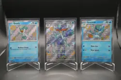 Pokemon Paldean Fates Promo Set Quaxly SVP082, Quaxwell SVP083, Quaquaval SVP084 - Image 1