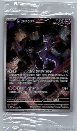 Pokemon 151 Mewtwo 052 Scarlet & Violet UPC Black Star Promo Card Holo Sealed - Image 1