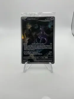 Pokemon 151 Mewtwo 052 Scarlet & Violet UPC Black Star Promo Card Holo Sealed - Image 1