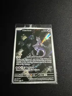 Pokemon 151 Mewtwo 052 Scarlet & Violet UPC Black Star Promo Card Holo Sealed - Image 1