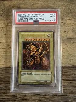 The Winged Dragon of Ra (Ultra Rare) GBI-003 Yu-Gi-Oh! PSA 9 - Image 1