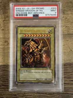 The Winged Dragon of Ra (Ultra Rare) GBI-003 Yu-Gi-Oh! PSA 9 - Image 2