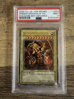 The Winged Dragon of Ra (Ultra Rare) GBI-003 Yu-Gi-Oh! PSA 9 - Image 4