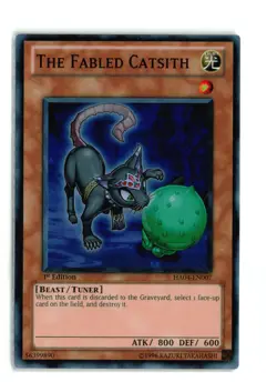 THE FABLED CATSITH HA04-EN007 1st EDITION Yugioh TCG LP-MP - Image 1