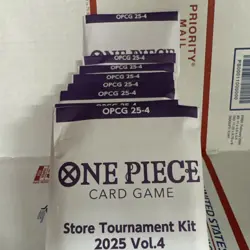 One Piece Card Game Store Tournament Kit 2025 Vol 4 English Sealed - Image 1