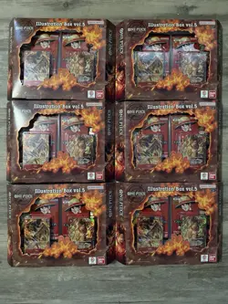 One Piece TCG Illustration Box Vol. 5 (Lot Of 6) - Image 1