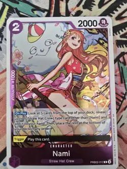 Nami PRB02-012 R Rare Foil ONE PIECE TCG PRB02 The Best Vol 2 ENGLISH NM/M - Image 1
